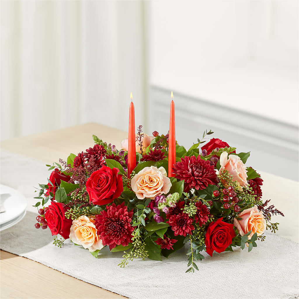 Most Thankful Centerpiece – GOD'S GARDEN FLOWER SHOP, Lancaster CA