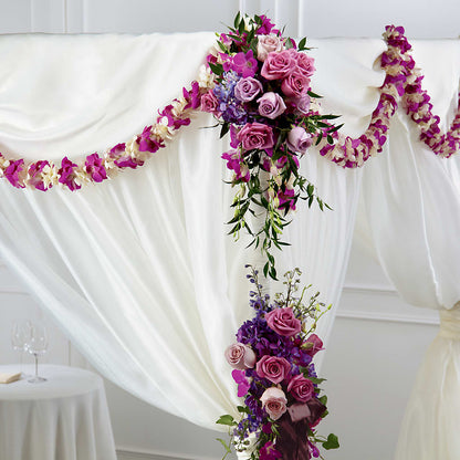 Color & Light Chuppah Decor – GOD'S GARDEN FLOWER SHOP, Lancaster CA